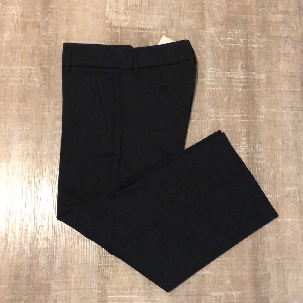 Black Crop Slacks